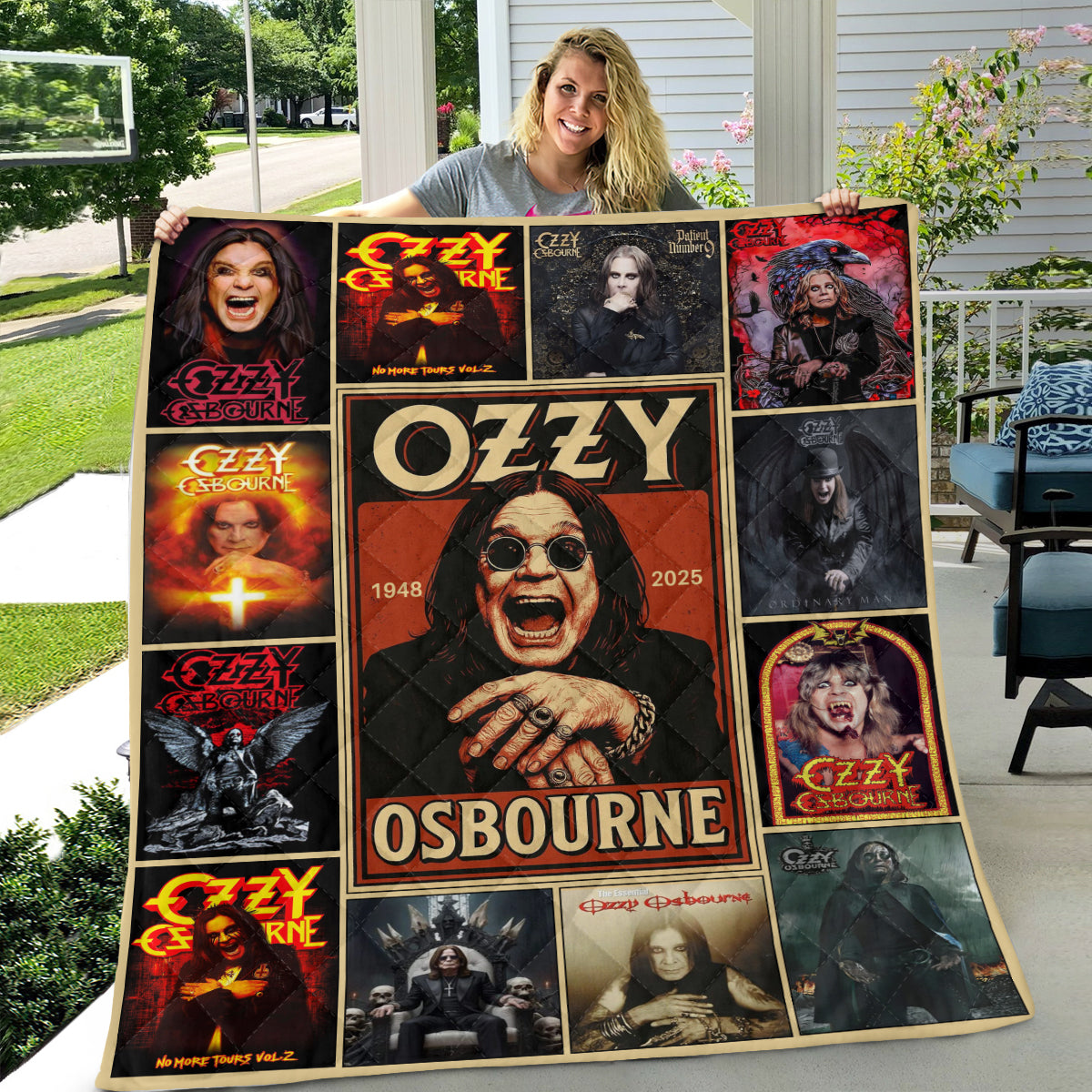 Ozzy Osbourne Quilt Blanket – MAITM 12566