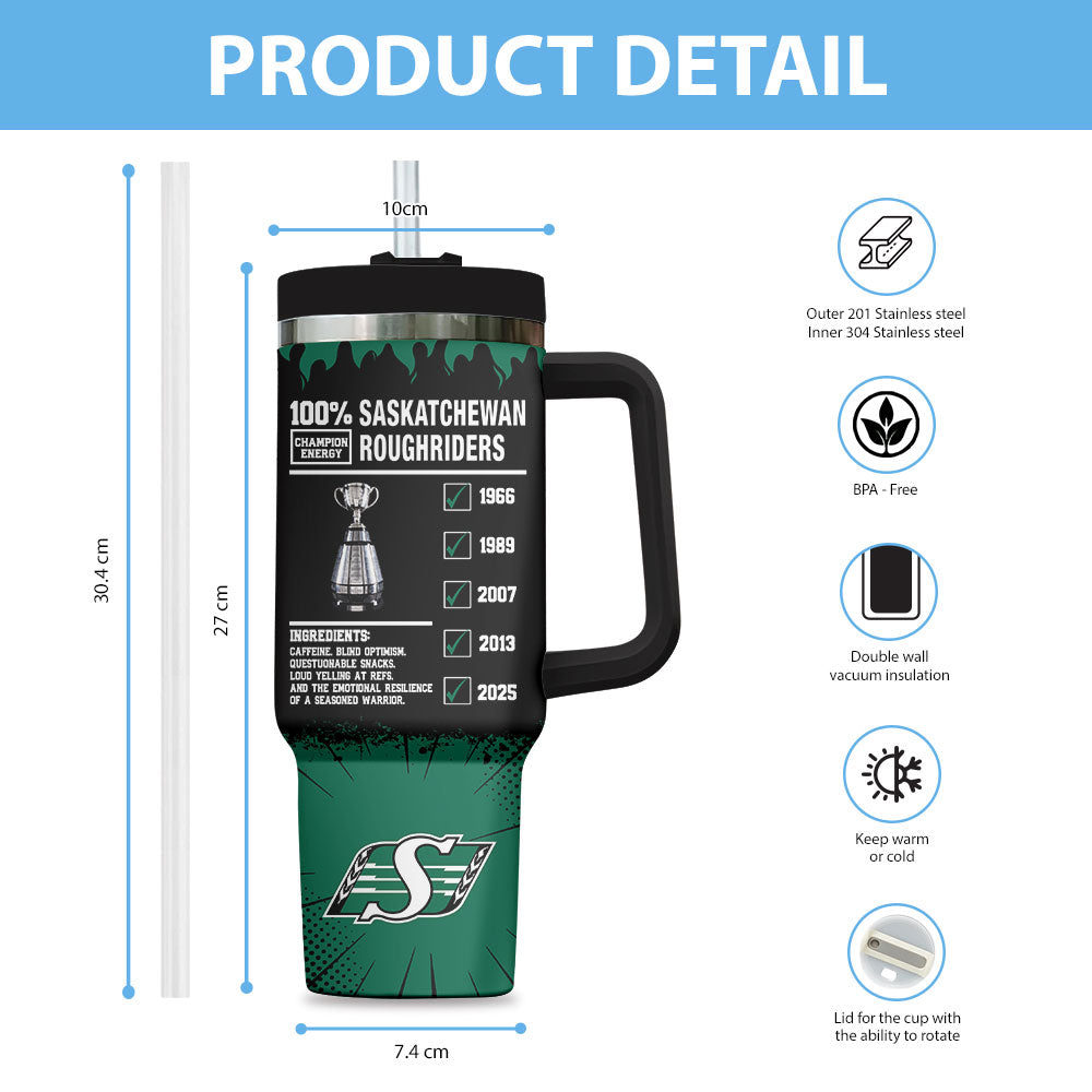 Saskatchewan Roughriders 40oz Tumbler – GNE4756