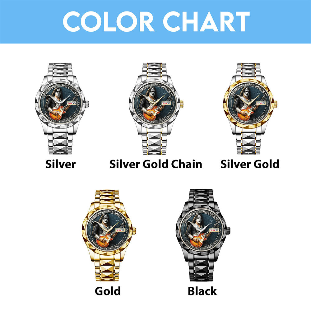 KISS x Ace Frehley Alloy Luxury Quartz Watch – MAITM13467