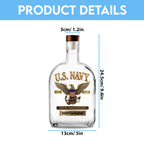US Navy 250th Anniversary 25oz Empty Whiskey Bottle – MAITM12722