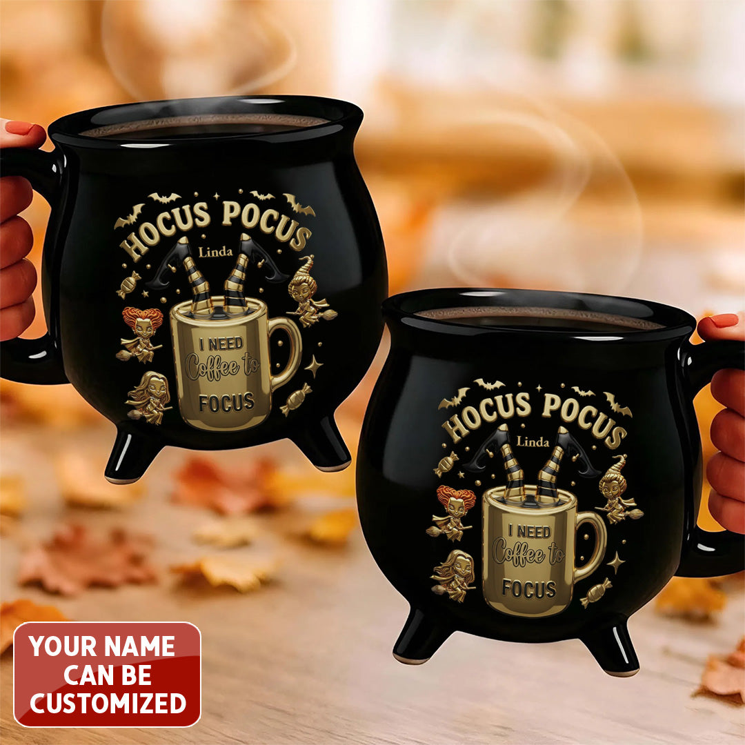 Personalized Hocus Pocus 13oz Cauldron Mug – MAITM12748