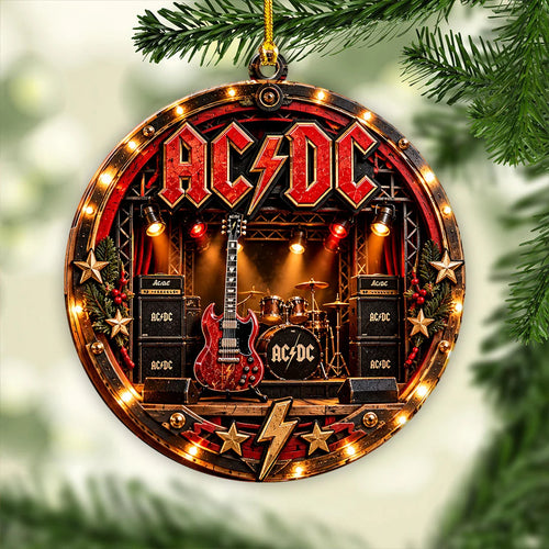 AC/DC Custom Shape 2-side Printed Acrylic Ornament – GNE8808