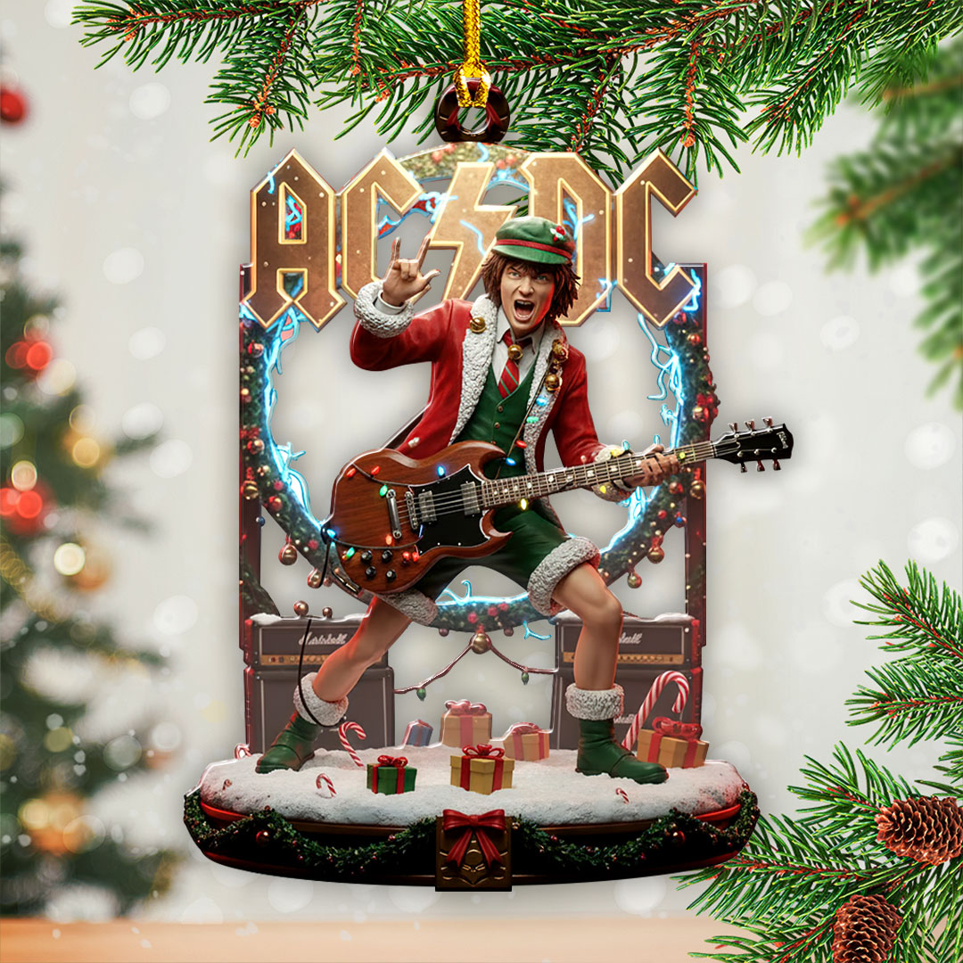 AC/DC Custom Shape 2-sided Acrylic Ornament – HOATT14684