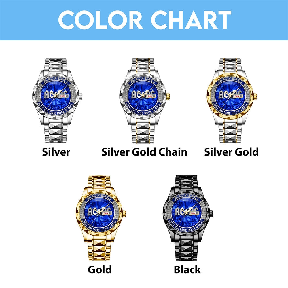 AC/DC Alloy Luxury Quartz Watch – TANTN20916
