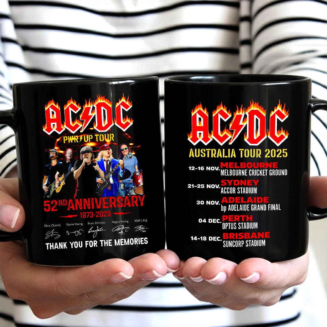 AC/DC Australia Tour 2025 Ceramic Mug – MAITM13894