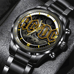 AC/DC Black Stainless Steel Watch – ANHNV 6161