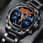 AC/DC Black Stainless Steel Watch – TANTN 12281
