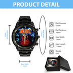 AC/DC Black Stainless Steel Watch – TANTN 12284