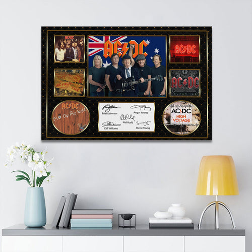 AC/DC Rectangle Canvas With Inner Frame – HOATT14704