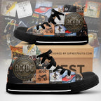 AC/DC High Top Canvas Shoes – TMTHU9474