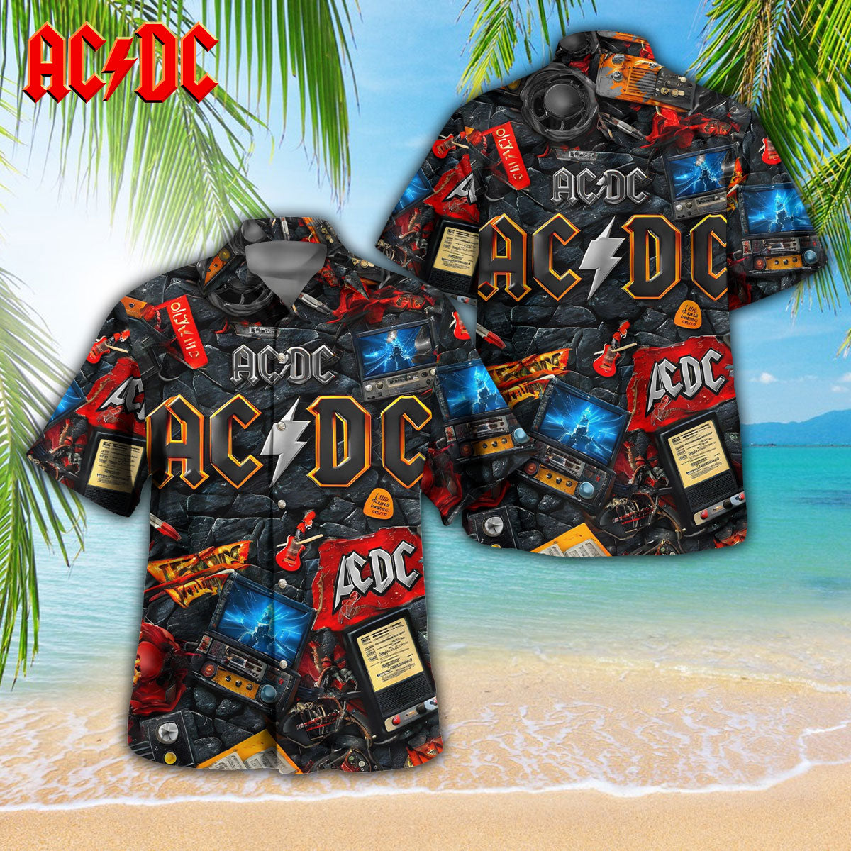 AC/DC 3D Hawaiian Apparel – TANTN 11793