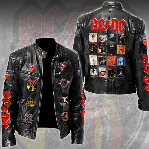 AC/DC Motorcycle Leather Jacket – TMTHU4777
