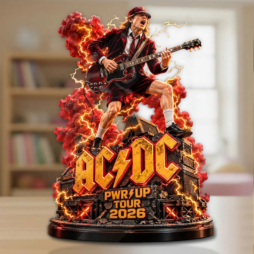 AC/DC PWR UP Tour Custom Shape Acrylic Plaque – TANTN25795