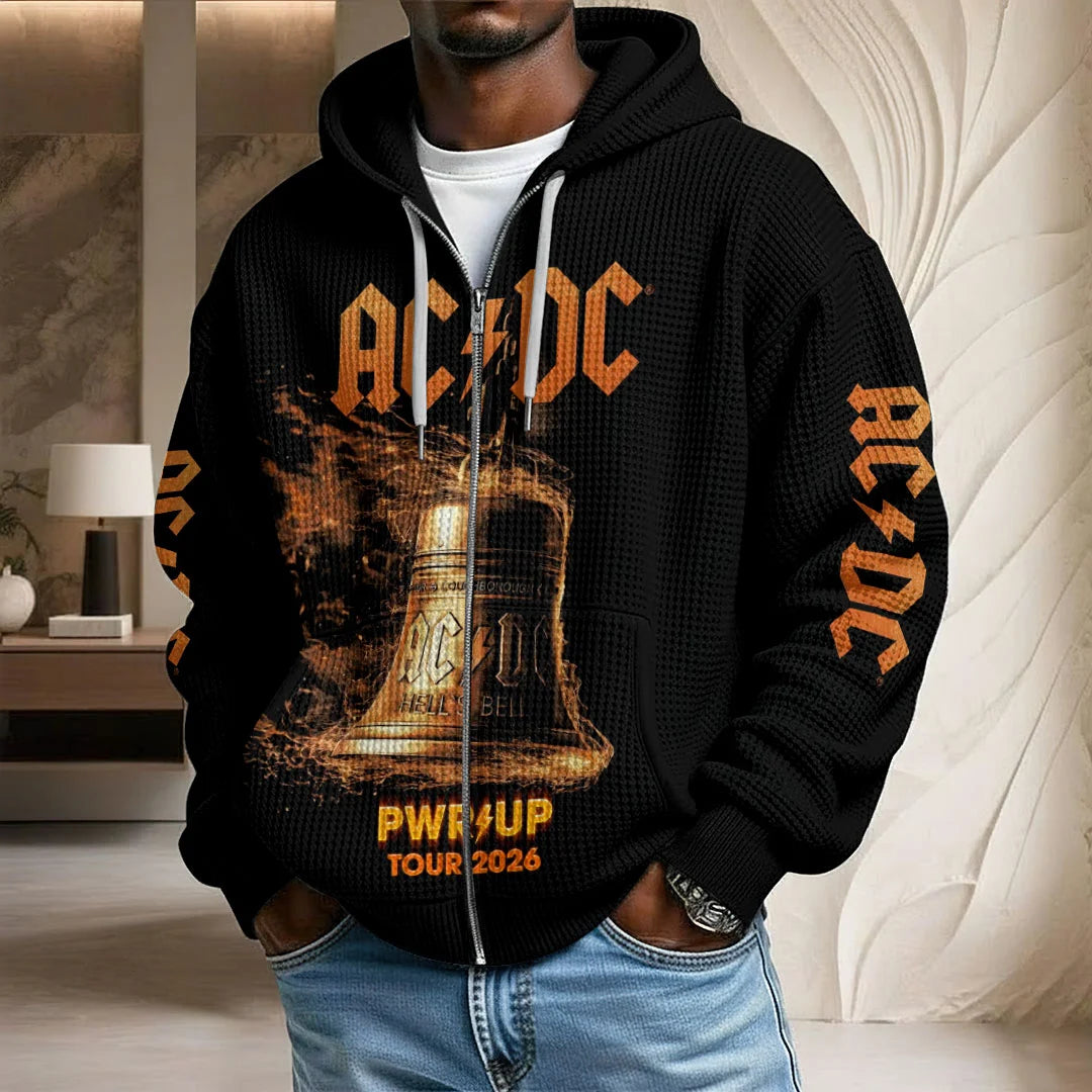 AC/DC World Tour 2026 3D Unisex Waffle Hoodie – HOATT21238