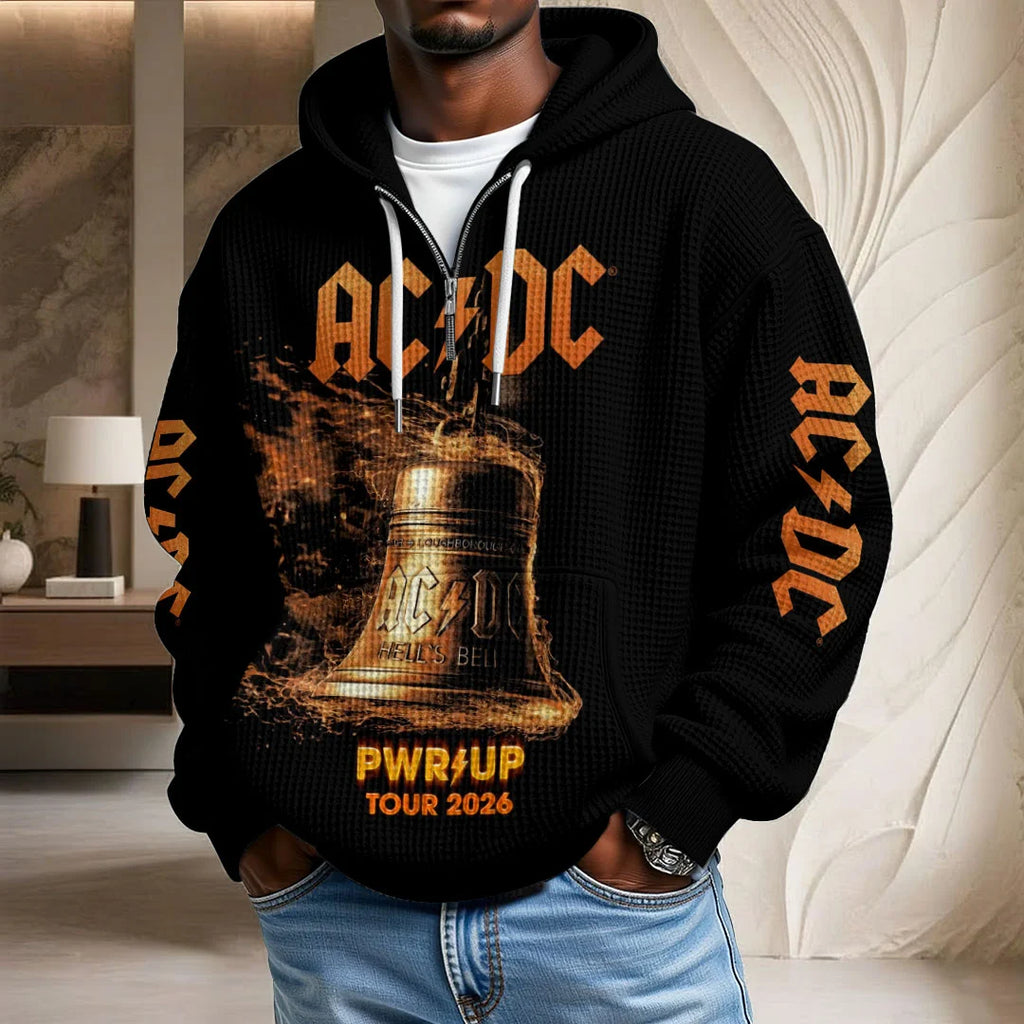 AC/DC World Tour 2026 3D Unisex Waffle Hoodie – HOATT21238