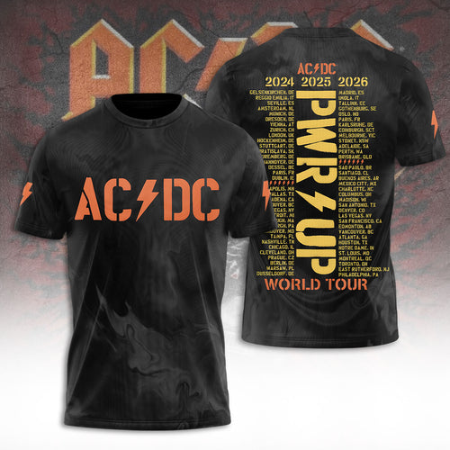 AC/DC World Tour 2026 3D Apparel – TANTN21348