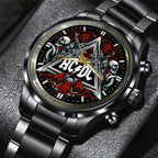 AC/DC Black Stainless Steel Watch – GNE 1212