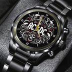 AC/DC Black Stainless Steel Watch – GNE 693