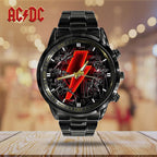 AC/DC Black Stainless Steel Watch – TANTN 12051