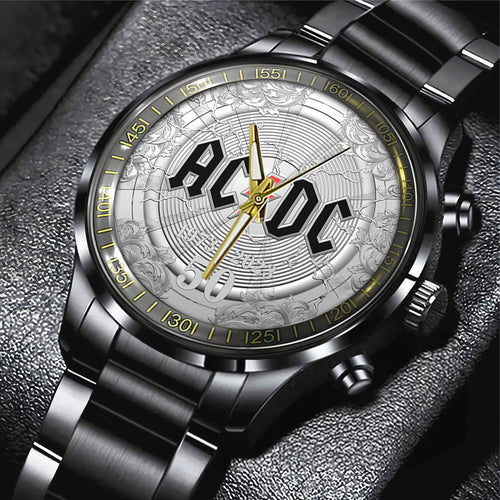 AC/DC Black Stainless Steel Watch – TANTN 5978