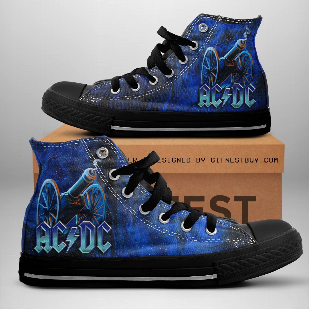 AC/DC High Top Canvas Shoes – NGHIAVT 1080
