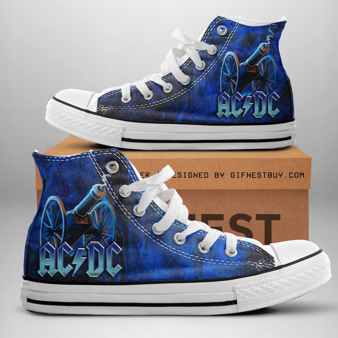 AC/DC High Top Canvas Shoes – NGHIAVT 1080