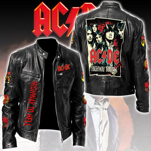AC/DC Motorcycle Leather Jacket – TMTHU2387