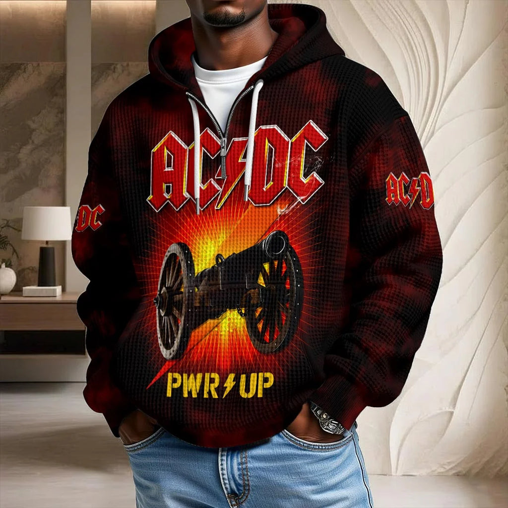 AC/DC 2026 World Tour 3D Unisex Waffle Hoodie – HOATT21409