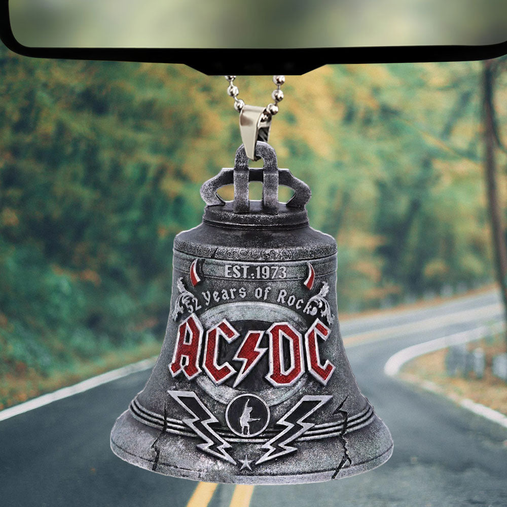 AC/DC 52 Years Anniversary Custom Shape 2-sided Acrylic Car Ornament – TMTHU1348