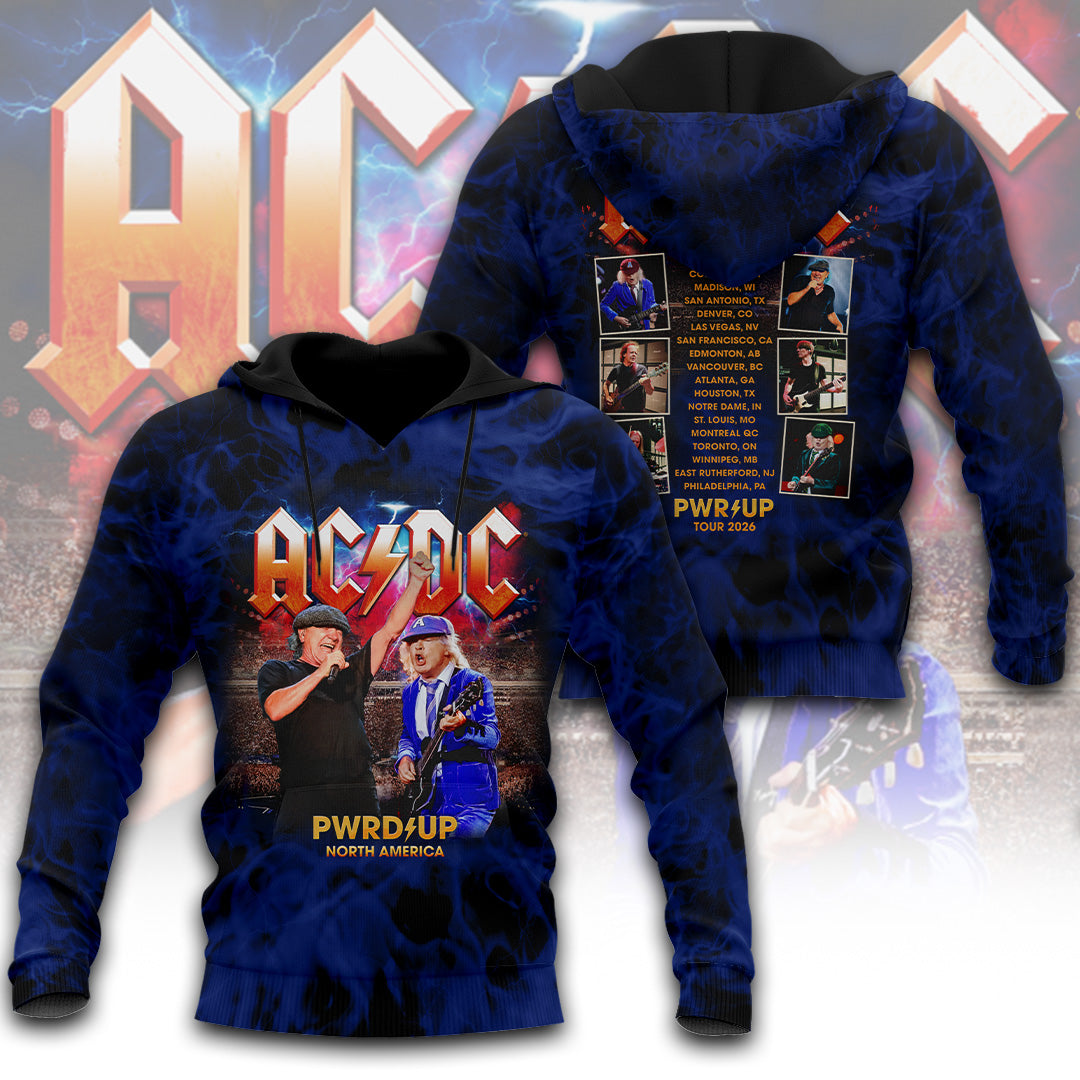 AC/DC Tour 2026 3D Apparel – TANTN24833
