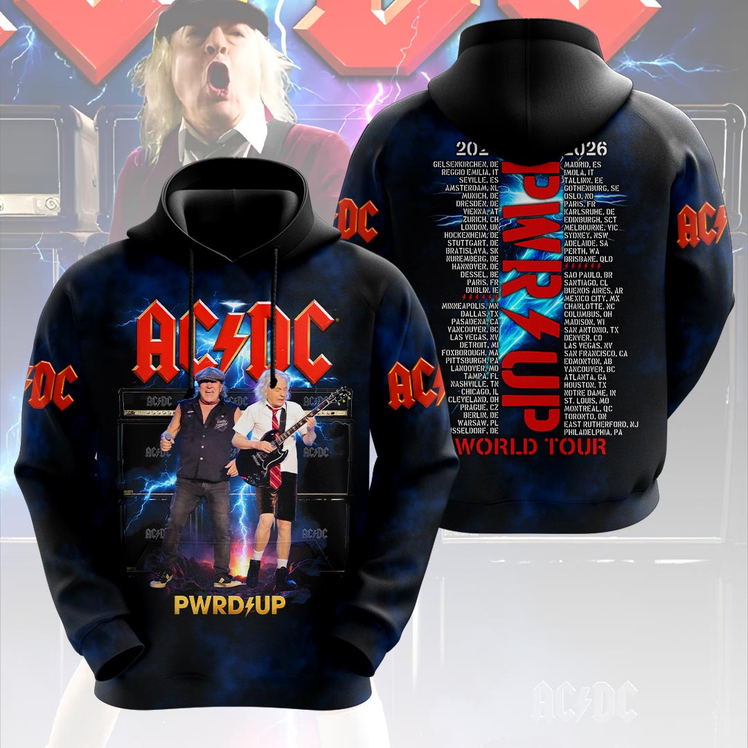 AC/DC World Tour 2026 3D Apparel – HOATT20199
