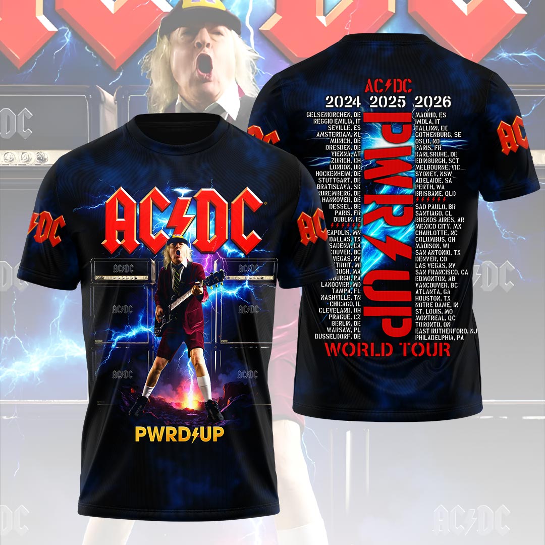 AC/DC World Tour 2026 3D Apparel – HOATT20177
