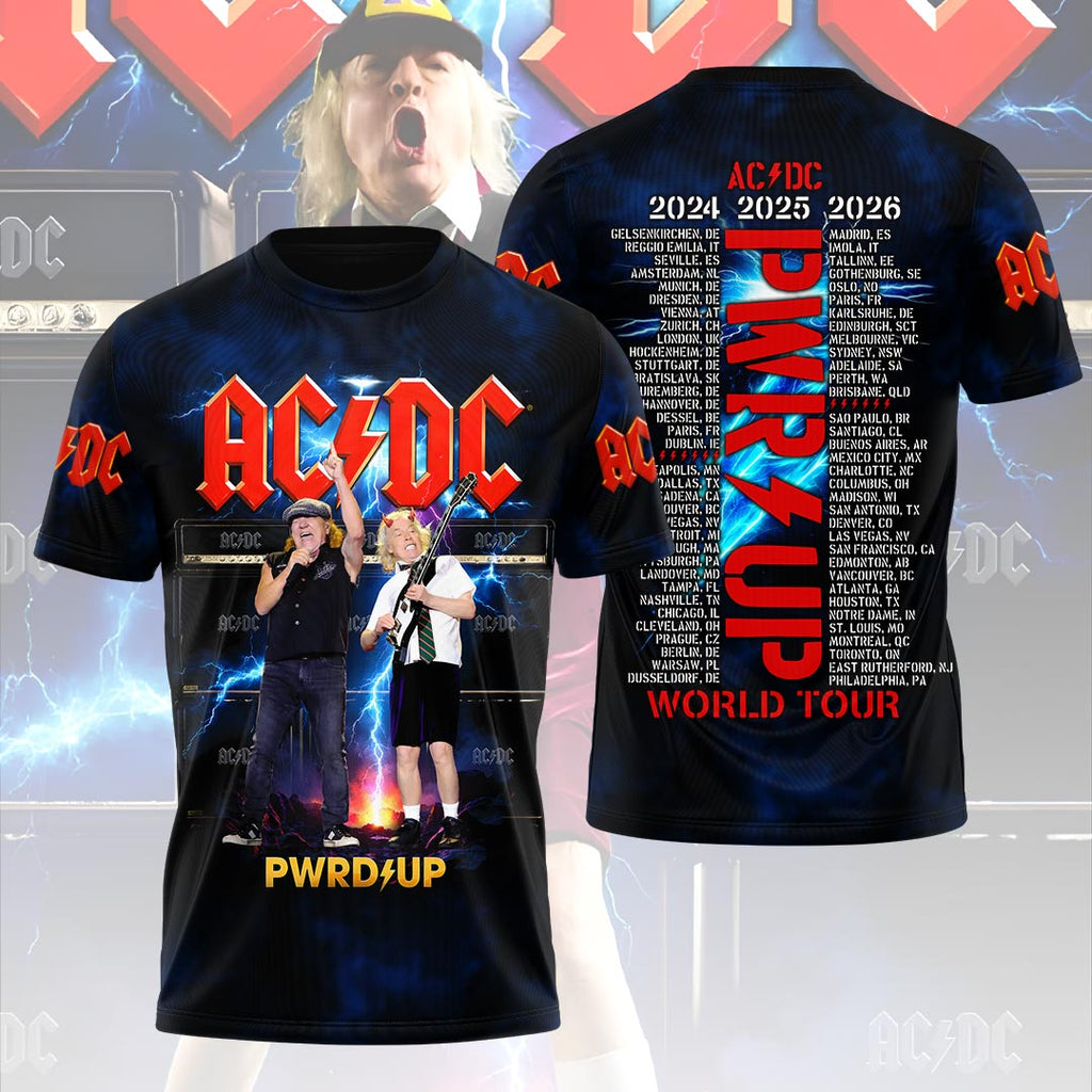 AC/DC World Tour 2026 3D Apparel – HOATT20202