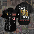 Elvis Presley Short Sleeve Button-Down Shirt – ANHNV 1862