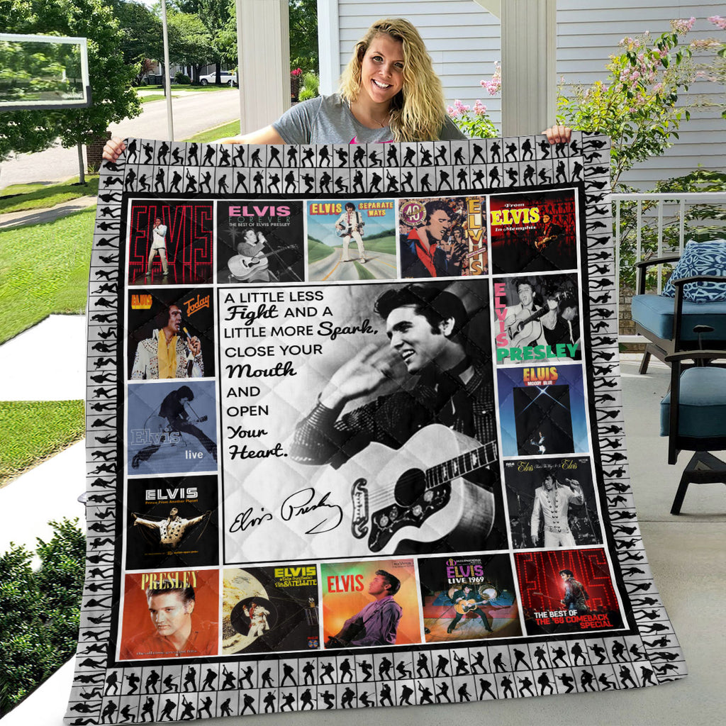 Elvis Presley Short Sleeve Button-Down Shirt – HOATT 2258