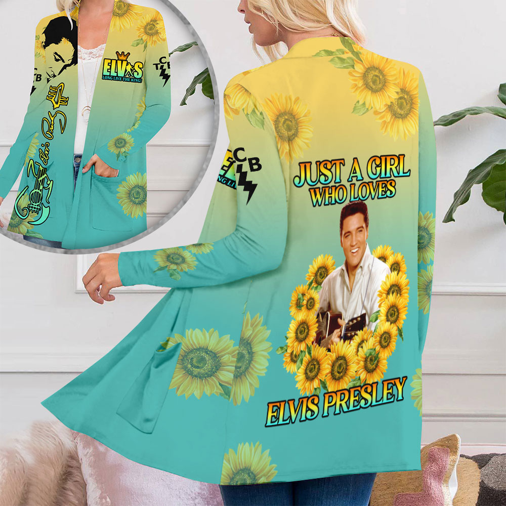 Elvis Presley Women's Patch Pocket Cardigan – ANHNV 3286