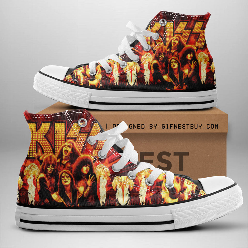 KISS High Top Canvas Shoes – ANHNV 3311