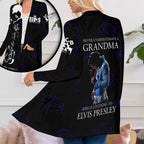 Elvis Presley Women's Patch Pocket Cardigan – ANHNV 3922