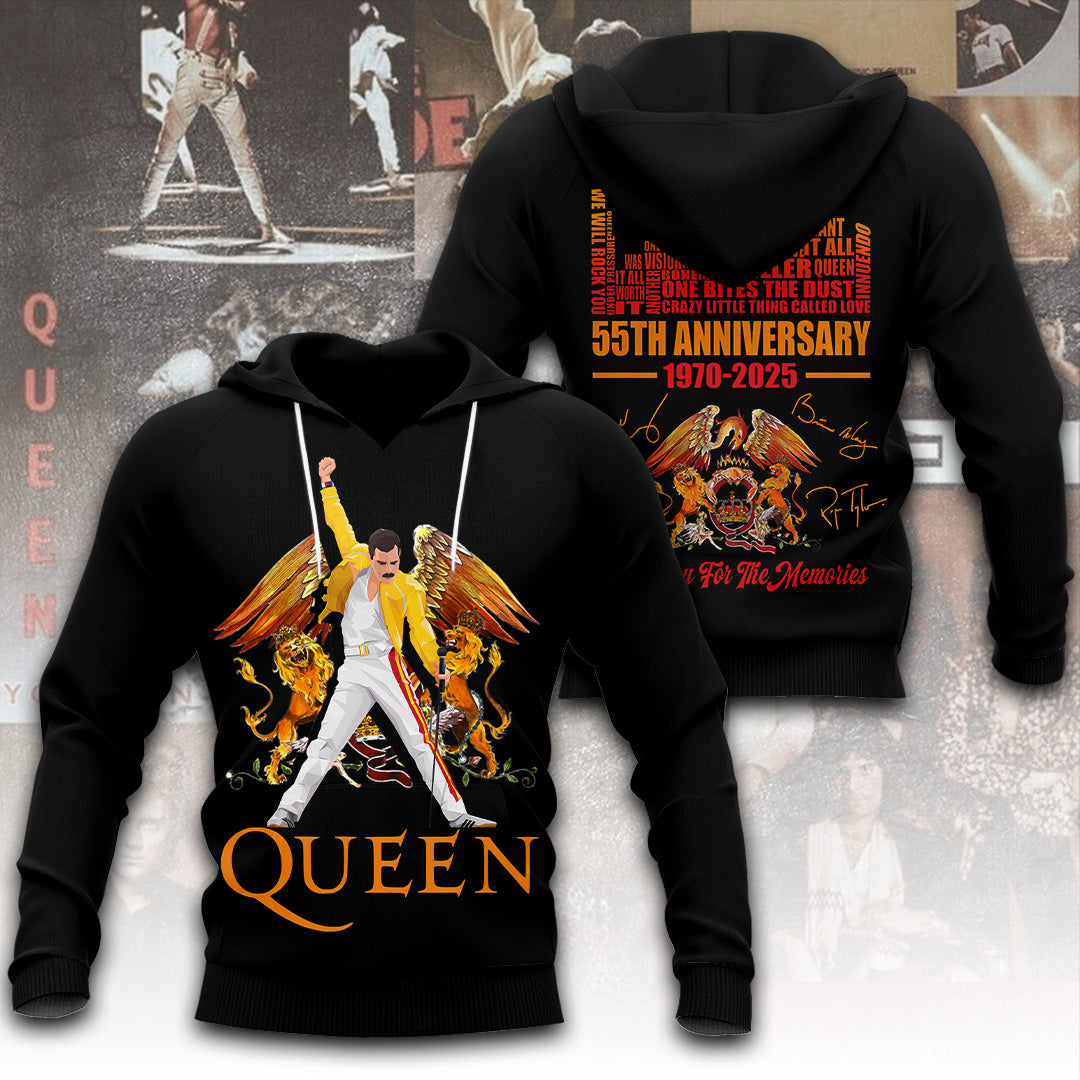 Queen Band x Freddie Mercury 3D Apparel – ANHNV 9357