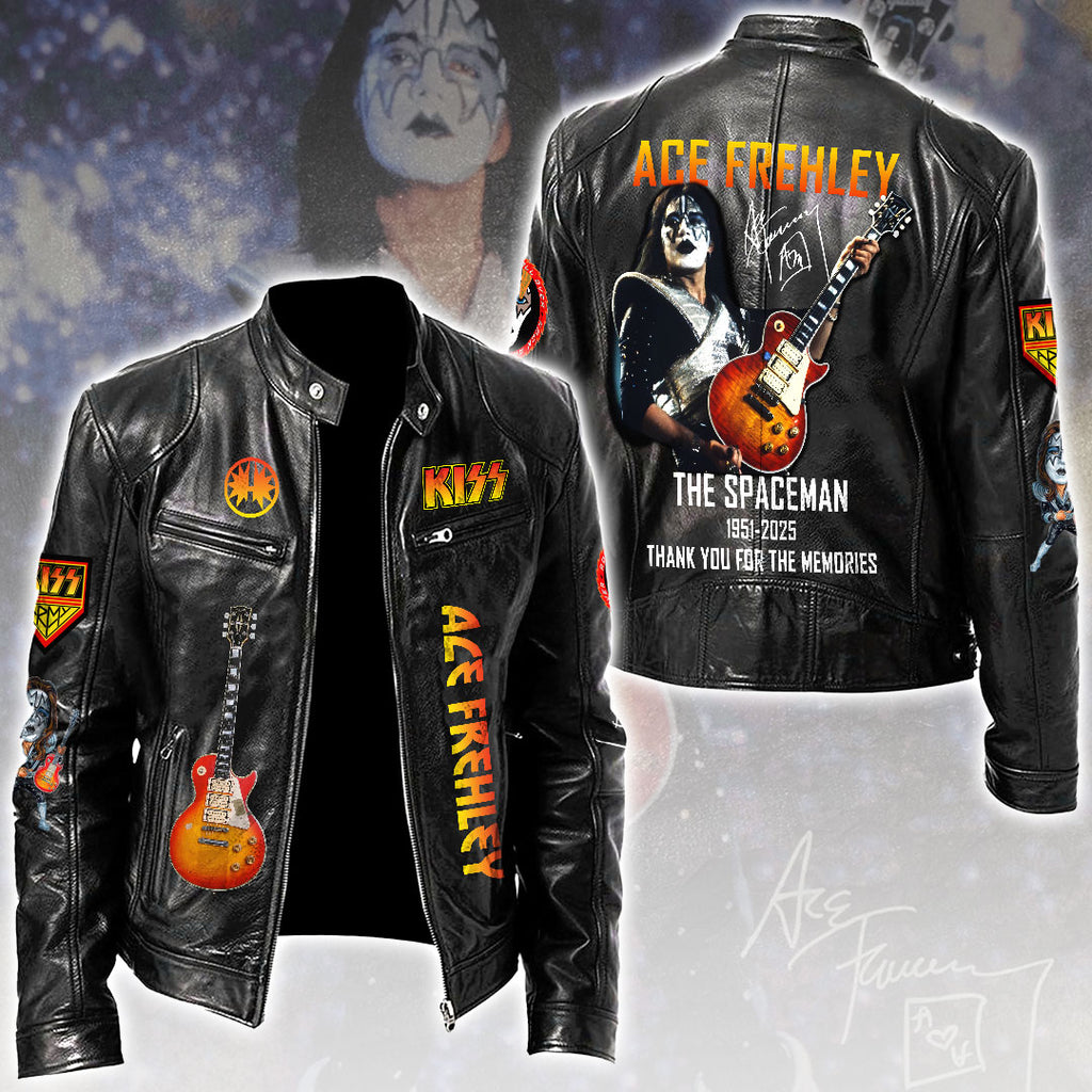Ace Frehley Motorcycle Leather Jacket – HOATT14804