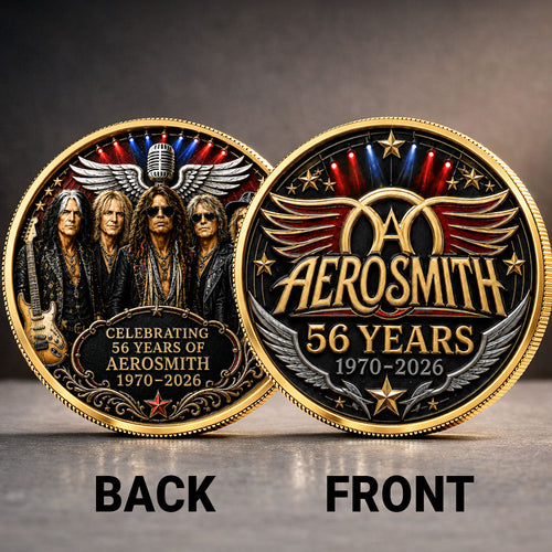 Aerosmith 56 Years Anniversary Commemorative Coin – TANTN24545