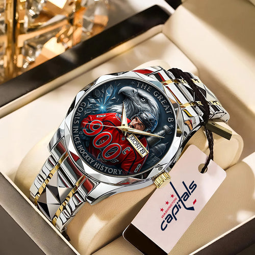 Alex Ovechkin x Washington Capitals Alloy Luxury Quartz Watch – TANTN18402