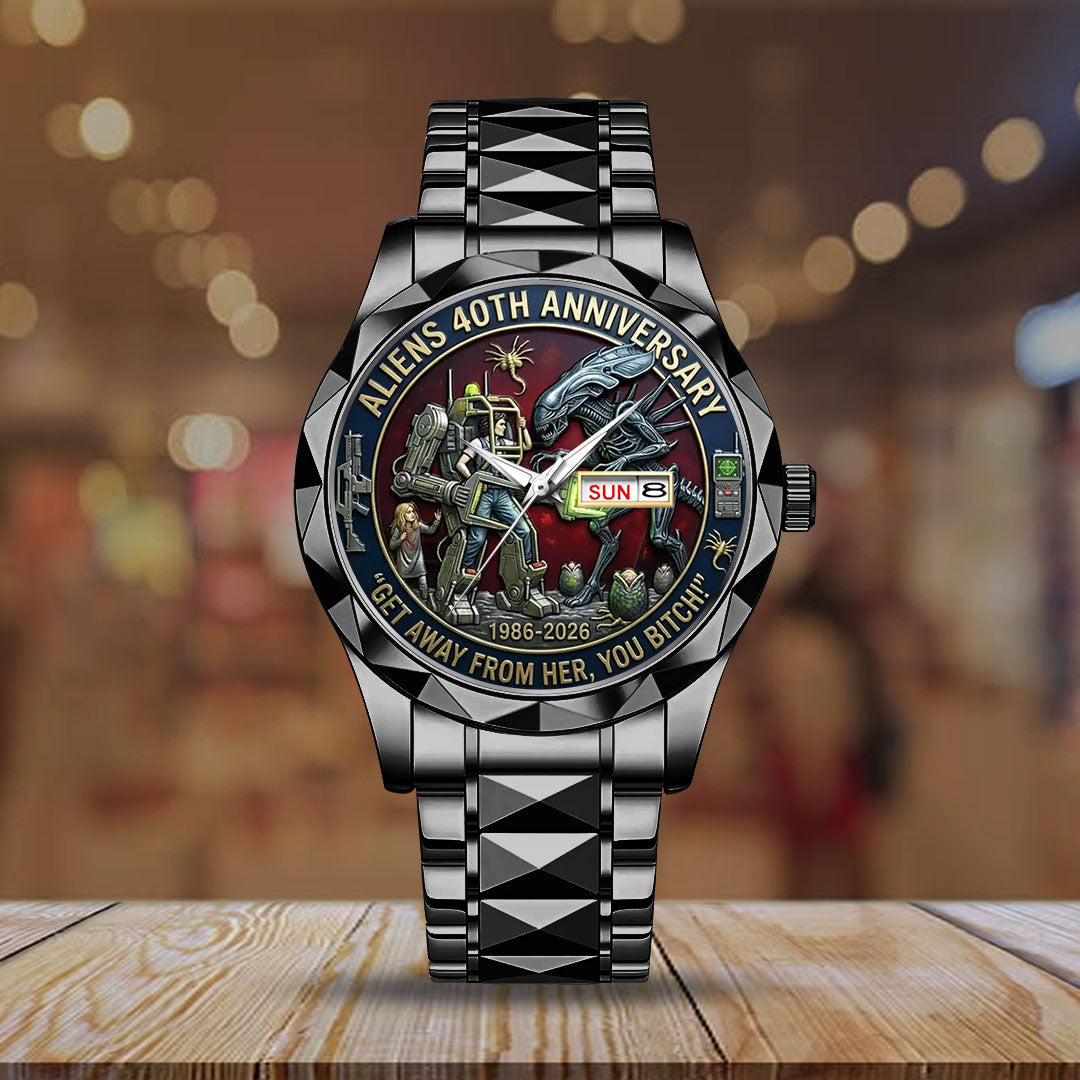 Aliens 40th Anniversary Alloy Luxury Quartz Watch – TANTN21493