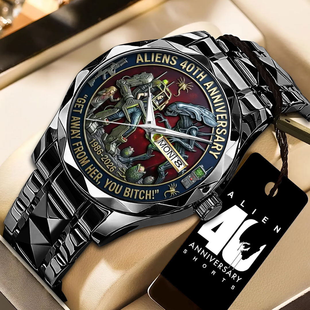 Aliens 40th Anniversary Alloy Luxury Quartz Watch – TANTN21493