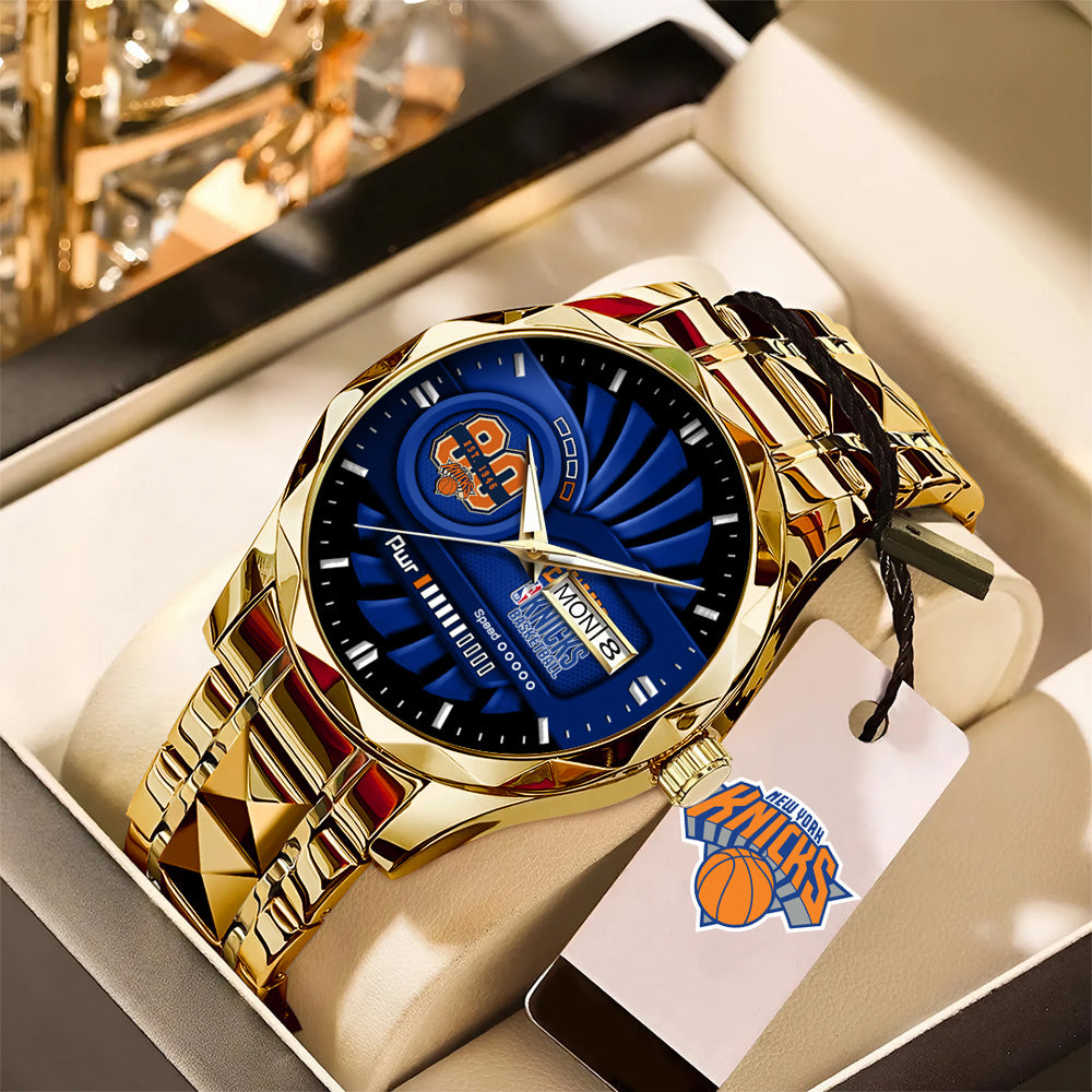 New York Knicks Logo 80th Anniversary 2026 Alloy Luxury Quartz Watch – GNE4638