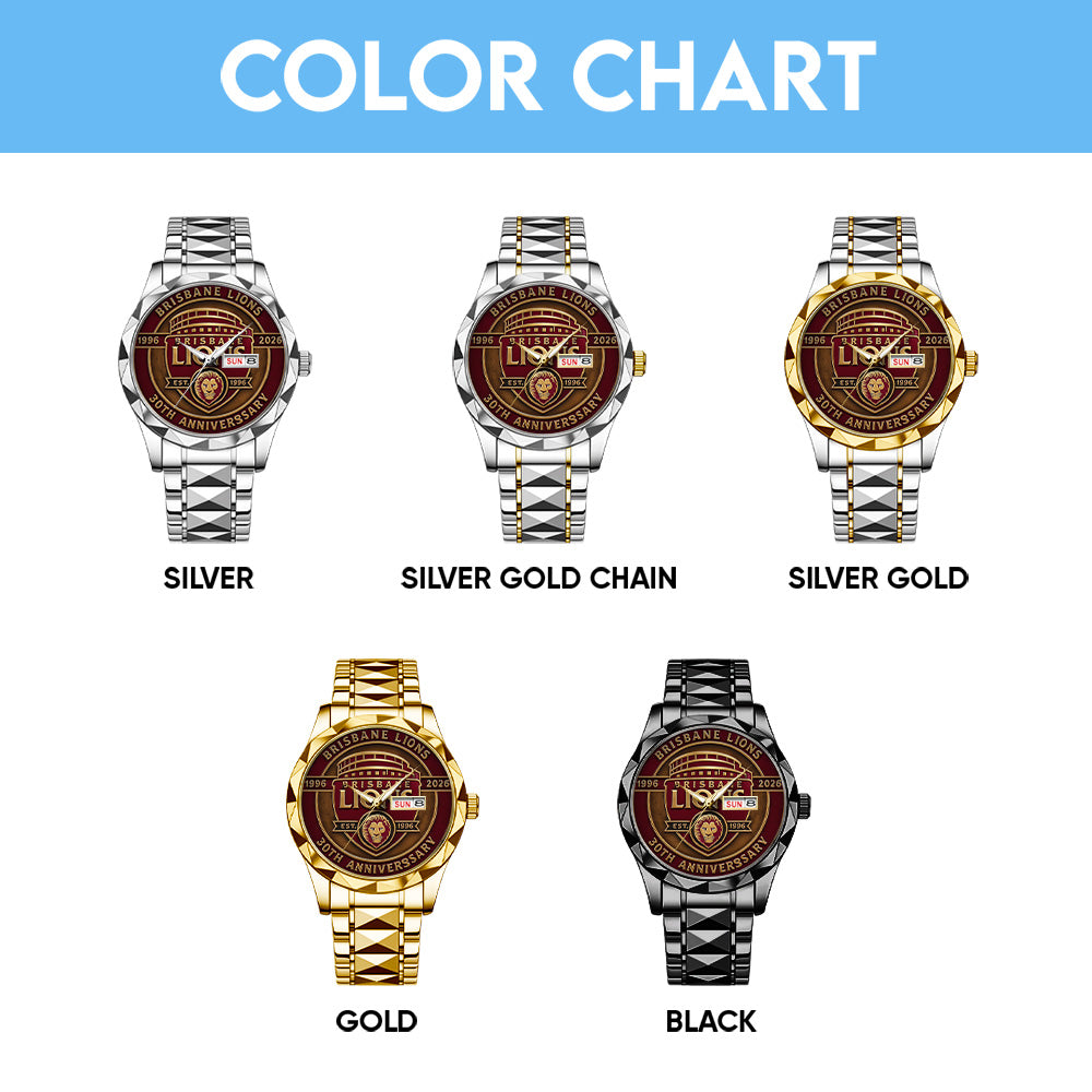 Brisbane Lions Alloy Luxury Quartz Watch – TMTHU1198