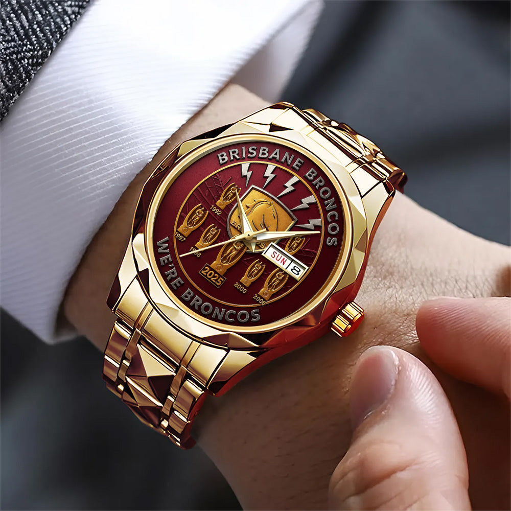 Brisbane Broncos Alloy Luxury Quartz Watch – TMTHU1289