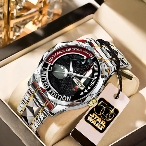 Star Wars 50th Anniversary Alloy Luxury Quartz Watch – TMTHU2046