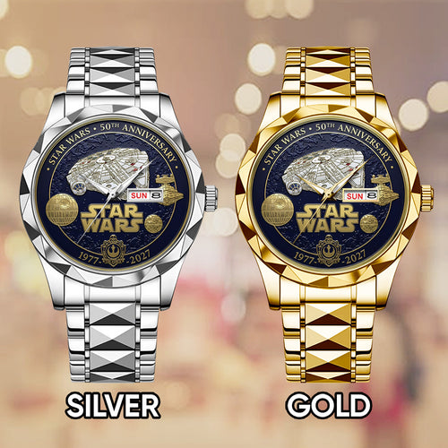 Star Wars 50th Anniversary Alloy Luxury Quartz Watch – TMTHU2894