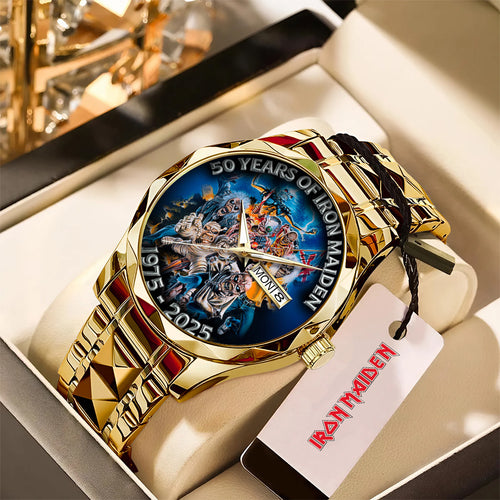 Iron Maiden Alloy Luxury Quartz Watch – TMTHU470